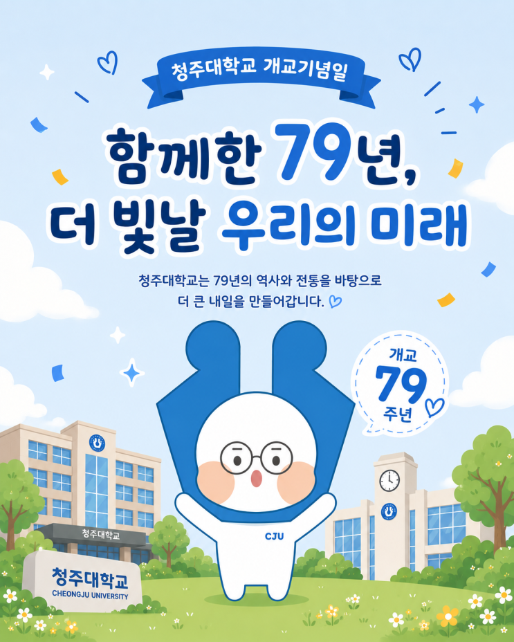 청주대학교 개교기념일ㅣ개교 79주년  이미지