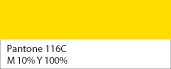  Pantone 116C / M 10% / Y100%